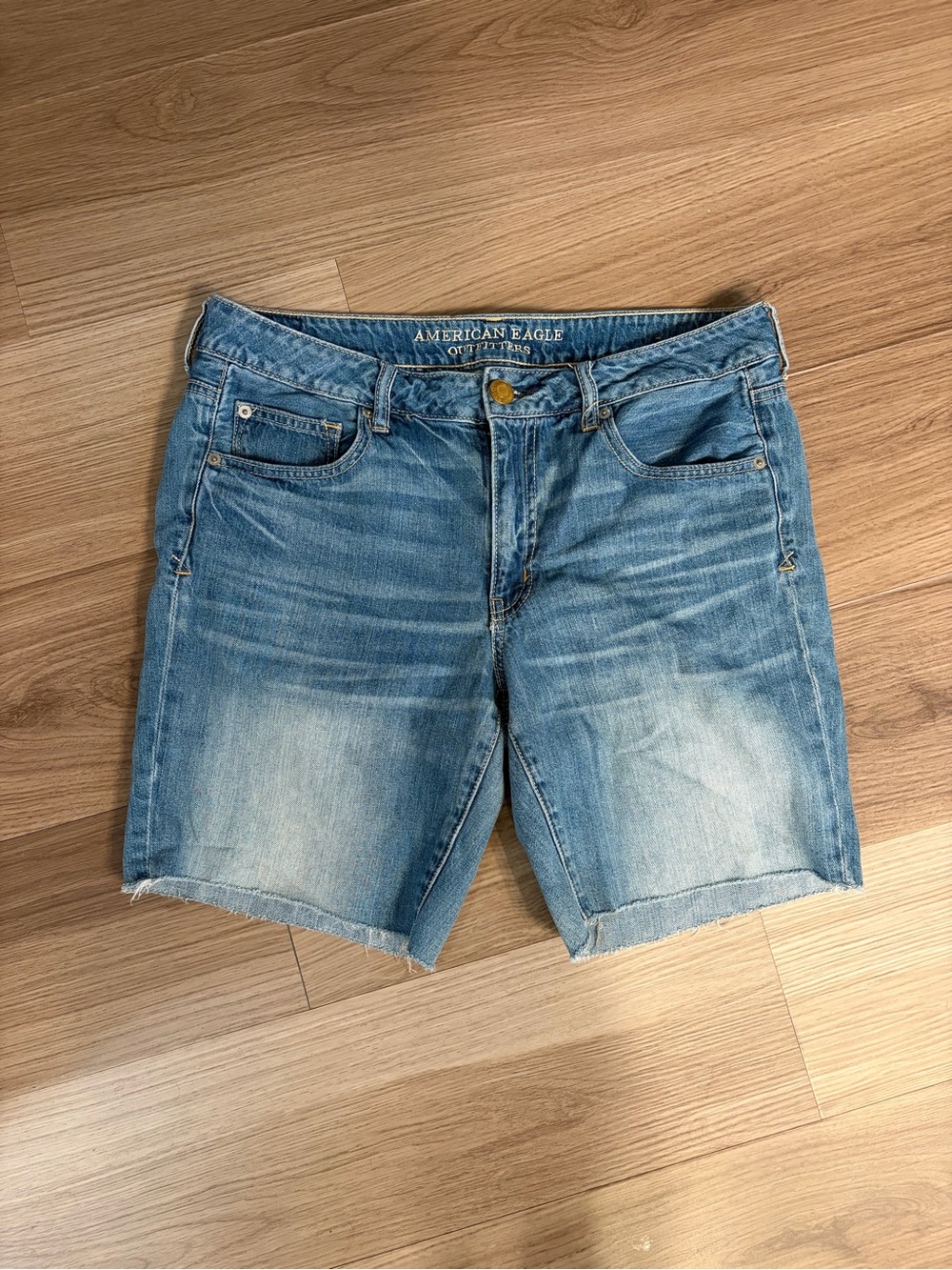 American Eagle Outfitters Light Blue Denim Shorts